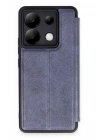 Mey İthalat®   Redmi Note 13 Pro 5G Kılıf Flip Cover - Lacivert