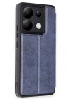 Mey İthalat®   Redmi Note 13 Pro 5G Kılıf Flip Cover - Lacivert