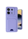 Mey İthalat®   Redmi Note 13 Pro 5G Kılıf Kelvin Kartvizitli Silikon - Lila