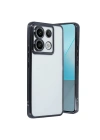 Mey İthalat®   Redmi Note 13 Pro 5G Kılıf  Lensli Silikon - Siyah