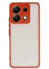 Mey İthalat®   Redmi Note 13 Pro 5G Kılıf Montreal Silikon Kapak - Kırmızı