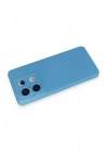 Mey İthalat®   Redmi Note 13 Pro 5G Kılıf Nano içi Kadife Silikon - Mavi