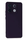 Mey İthalat®   Redmi Note 13 Pro 5G Kılıf Nano içi Kadife Silikon - Mor