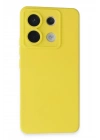 Mey İthalat®   Redmi Note 13 Pro 5G Kılıf Nano içi Kadife Silikon - Sarı
