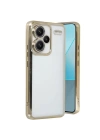 Mey İthalat®   Redmi Note 13 Pro Plus Kılıf  Lensli Silikon - Gold