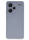 Mey İthalat®   Redmi Note 13 Pro Plus Kılıf Nano içi Kadife Silikon - Gri