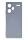 Mey İthalat®   Redmi Note 13 Pro Plus Kılıf Nano içi Kadife Silikon - Gri