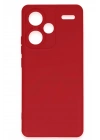 Mey İthalat®   Redmi Note 13 Pro Plus Kılıf Nano içi Kadife Silikon - Kırmızı