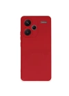 Mey İthalat®   Redmi Note 13 Pro Plus Kılıf Nano içi Kadife Silikon - Kırmızı