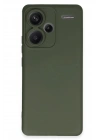 Mey İthalat®   Redmi Note 13 Pro Plus Kılıf Nano içi Kadife Silikon - Koyu Yeşil