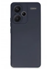 Mey İthalat®   Redmi Note 13 Pro Plus Kılıf Nano içi Kadife Silikon - Lacivert