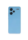 Mey İthalat®   Redmi Note 13 Pro Plus Kılıf Nano içi Kadife Silikon - Mavi