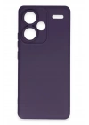 Mey İthalat®   Redmi Note 13 Pro Plus Kılıf Nano içi Kadife Silikon - Mor