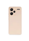 Mey İthalat®   Redmi Note 13 Pro Plus Kılıf Nano içi Kadife Silikon - Pudra