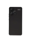 Mey İthalat®   Redmi Note 13 Pro Plus Kılıf Nano içi Kadife Silikon - Siyah