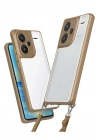Mey İthalat®   Redmi Note 13 Pro Plus Kılıf Penta Silikon Kılıf - Çöl Titanyum