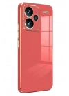 Mey İthalat®   Redmi Note 13 Pro Plus Kılıf Volet Silikon - Kırmızı