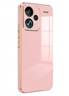 Mey İthalat®   Redmi Note 13 Pro Plus Kılıf Volet Silikon - Pembe