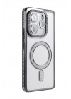 Mey İthalat®   Redmi Note 14 4G Joke Simli Magneticsafe Kılıf - Siyah