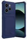 Mey İthalat®   Redmi Note 14 4G Kelvin Kartvizitli Silikon - Lacivert