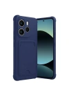 Mey İthalat®   Redmi Note 14 4G Kelvin Kartvizitli Silikon - Lacivert