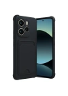 Mey İthalat®   Redmi Note 14 4G Kelvin Kartvizitli Silikon - Siyah