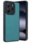 Mey İthalat®   Redmi Note 14 4G Kılıf Aras Deri Kapak - Açık Yeşil