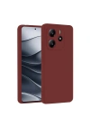 Mey İthalat®   Redmi Note 14 4G Kılıf First Silikon - Bordo