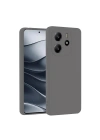 Mey İthalat®   Redmi Note 14 4G Kılıf First Silikon - Gri