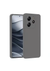 Mey İthalat®   Redmi Note 14 4G Kılıf First Silikon - Gri