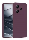 Mey İthalat®   Redmi Note 14 4G Kılıf First Silikon - Mürdüm