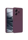 Mey İthalat®   Redmi Note 14 4G Kılıf First Silikon - Mürdüm