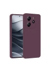Mey İthalat®   Redmi Note 14 4G Kılıf First Silikon - Mürdüm