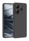 Mey İthalat®   Redmi Note 14 4G Kılıf First Silikon - Siyah