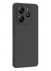 Mey İthalat®   Redmi Note 14 4G Kılıf First Silikon - Siyah
