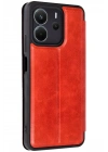 Mey İthalat®   Redmi Note 14 4G Kılıf Flip Cover - Kırmızı