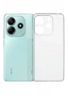 Mey İthalat®   Redmi Note 14 4G Kılıf Lüx Şeffaf Silikon