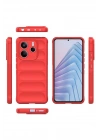 Mey İthalat®   Redmi Note 14 4G Kılıf Optimum Silikon - Kırmızı