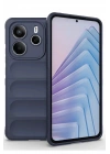 Mey İthalat®   Redmi Note 14 4G Kılıf Optimum Silikon - Lacivert