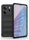 Mey İthalat®   Redmi Note 14 4G Kılıf Optimum Silikon - Siyah