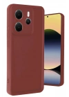 Mey İthalat®   Redmi Note 14 4G Kılıf Viera Silikon - Bordo