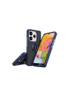 Mey İthalat®   Redmi Note 14 4G Montreal Yüzüklü Silikon Kapak - Lacivert