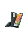 Mey İthalat®   Redmi Note 14 4G Montreal Yüzüklü Silikon Kapak - Yeşil