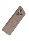 Mey İthalat®   Redmi Note 14 4G Regal Magsafe Standlı Kapak - Çöl Titanyum