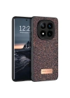 Mey İthalat®   Redmi Note 14 Pro 4G Bright Simli Kapak - Derin Mor