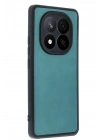Mey İthalat®   Redmi Note 14 Pro 4G Kılıf Aras Deri Kapak - Açık Yeşil