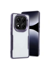 Mey İthalat®   Redmi Note 14 Pro 4G Kılıf Boyi Silikon Kapak - Derin Mor