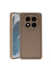 Mey İthalat®   Redmi Note 14 Pro 4G Kılıf Viera Silikon - Kahverengi