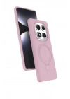 Mey İthalat®   Redmi Note 14 Pro 4G Regal Magsafe Standlı Kapak - Açık Pembe