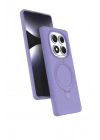 Mey İthalat®   Redmi Note 14 Pro 4G Regal Magsafe Standlı Kapak - Lila